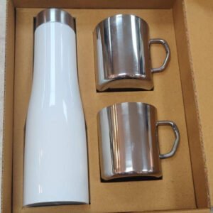 executive flask and steel mug set